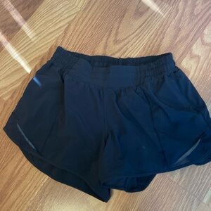 Women’s black lululemon shorts- size 8